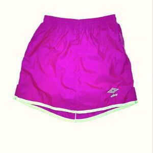 Retro Umbro Fuchsia Nylon Skirt